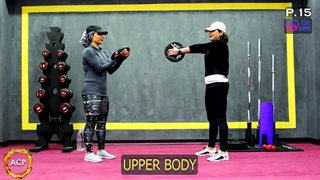 تمرین عضلات بالا تنه در خانه با دمبل و صفحه ( ورزش در منزل ) چالش شماره پانزده