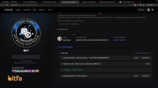 آموزش دریافت ایردراپ کیف پول تراست ولت (oat)