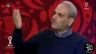 سخنان مجری ورزشی آقای جواد خیابانی در مورد دوگانگی ورزشی و حمایت از فلسطین