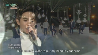 اجرای آهنگ های Sing For You و Unfair از اکسو در موزیک شو Music Bank 151218 با زیرنویس انگلسی چسبیده