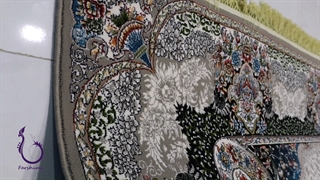 فرش 700 شانه ارزان قیمت - طرح سوگند رنگ فیلی با تراکم 2100