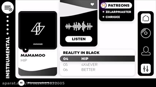 ورژن بی کلام آهنگ HIP از MAMAMOO