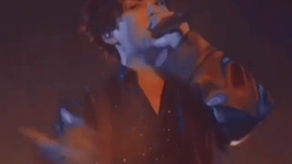 رپ خوندن جونگکوک به همراه آر م توی کنسرت