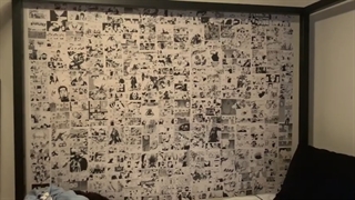 آموزش درست کردن مانگا دیواری┋Manga wall Tutorial | Step by Step |