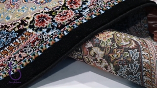 فرش 700 شانه ارزان قیمت - طرح حوض رنگ فیلی با تراکم 2100