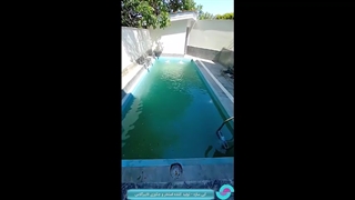 استخر پیش ساخته فایبرگلاس ؛ استخر آماده خانگی - اجرا توسط شرکت آبی سازه