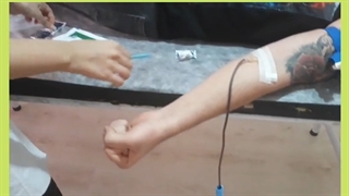 فصد خون استریل در خانه امید