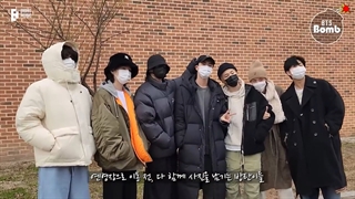Bangtan Bomb BTS _ Jin's Entrance Ceremony With BTS | بنگتن بمب جدید "مراسم ورود جین به محل اعزام سربازی با زیرنویس فارسی آنلاین