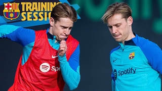 تمرین سه شنبه بارسلونا: بازگشت فرنکی دی یونگ!