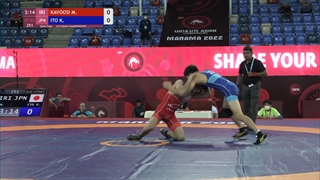 12 FS - 62 kg M KAVOOSI (IRI) v K ITO (JPN)