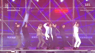 کاور انهایپن Enhypen از آهنگ Dope BTS در فستیوال SBS Gayo 2022