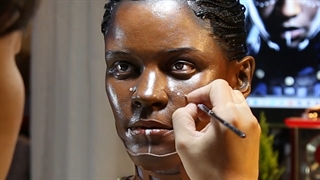 ساخت مجسمه شخصیت شوری از فیلم پلنگ سیاه