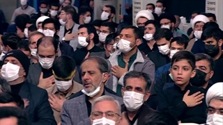 دومین شب عزاداری فاطمیه با حضور رهبر معظم انقلاب و مداحی مهدی رسولی ۱۴۰۱/۱۰/۴