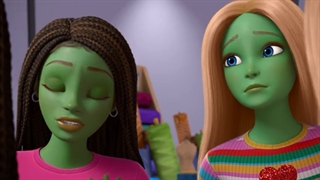 barbie iki dostun macerelari_yesil boya