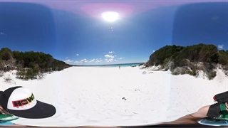 ساحل زیبای دریای تاسمانی طبیعت بکر ۳۶۰ درجه