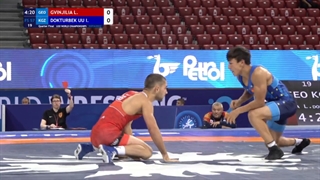 14 FS - 57 kg L GVINJILIA (GEO) v I DOKTURBEK UU (KGZ)