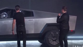 افتضاح رونمایی از سایبرتراک تسلا در سال 2019