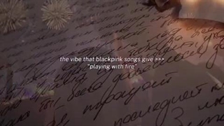 وایب آهنگ بازی با آتش(playing with fire) بلک پینک