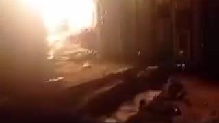 اصابت پهپاد انتحاری روسیه به ساختمان از شهر کی اف اوکراین