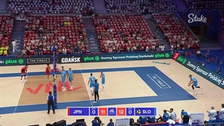 خلاصه بازی ژاپن (۳) - (۰) اسلوونی، یک چهارم نهایی رقابتهای لیگ ملتهای والیبال ۲۰۲۳