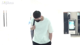 نامجون در فرودگاه اینچئون برای ترک کره به مقصد ژاپن