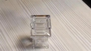 ظرف کریستالی برلیان مناسب زعفران و ادویه جات - بطری برلیان - فروشگاه آنا قاین