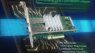 کارت شبکه اچ پی HPE Ethernet 10Gb 2-port 560SFP+ Adapter با پارت نامبر 665249-B21