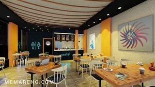 دکوراسیون فست فود (سرآشپز مهدی زارع)