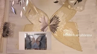 آموزش ساخت تابلو آینه ای: تابلو آینه ای زیبا