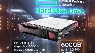 هارد سرور اچ پی ای HP/HPE 600GB SAS 12G 10K SFF SC با پارت نامبر 781516-B21