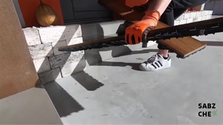 روش نصب تایل ترموود(چوبی) - سبزچه