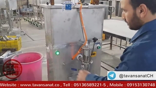 دستگاه پرکن پیستونی جهت پرکردن مایعات دارویی و غذایی توان صنعت | 09152000050