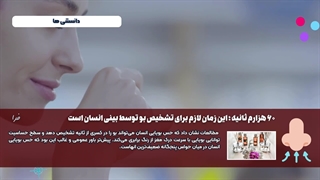 زمان لازم برای تشخیص بو توسط بینی