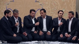 اجرای تواشیح گروه بینات - القدس لنا محضر رهبر معظم انقلاب - محفل انس با قرآن - رمضان ۱۴۰۳