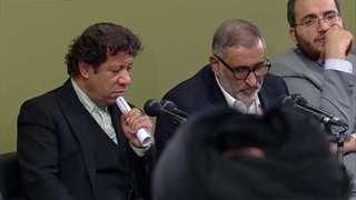 شعرخوانی آقای علیرضا غزوه در دیدار رمضانی رهبر معظم انقلاب ۱۴۰۳/۱۲/۲۵