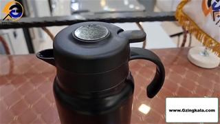 فلاسک استیل مشکی ۱.۵ لیتری مدل KY-1380