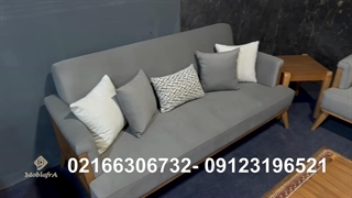 مبل راحتی مینیمال نرده ای با 18 ماه ضمانت شرکتی- تولیدی مبل افرا