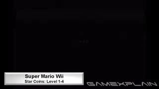 New Super Mario Bros. Wii Level 1-4 Star Coins