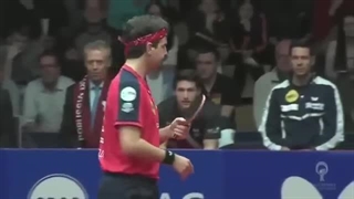 مسابقه کامل تنیس روی میز تیمو بل و کالدرانو (لیگ قهرمانان لندن 2012)